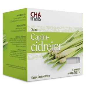 Chá De Capim Cidreira Chá Mais Com 10 Envelopes