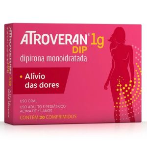 Atroveran Dip 1G Com 20 Comprimidos