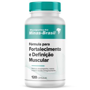Fórmula Para Fortalecimento e Definição Muscular 120 Cápsulas