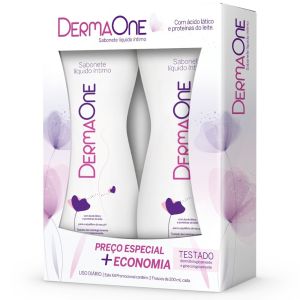 Sabonete Líquido Íntimo Dermaone Com 2 Unidade De 200Ml Cada