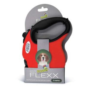 Guia Fita Retrátil Flexx Tamanho M Power Pet`s 5 Metros