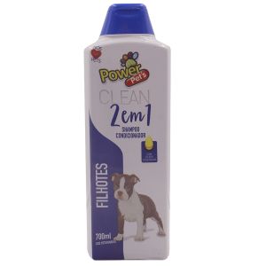 Shampoo e Condicionador 2 Em 1 Filhotes Power Pet's 700ml
