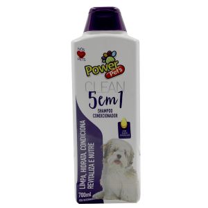 Shampoo e Condicionador 5 Em 1 Power Pet's 700ml