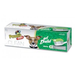 Gel Dental para Cães e Gatos Sabor Menta Power Pet's 60g