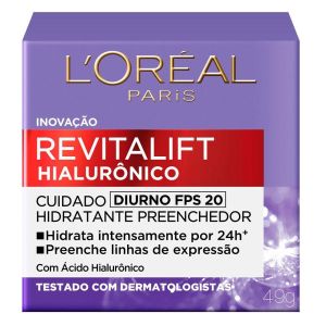 Creme Anti-idade Revitalift Hialurônico Cuidado Diurno Fps 20 49g L'Oréal Paris