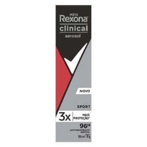 Desodorante Aerosol Rexona Clinical Men Sport 150Ml/91G