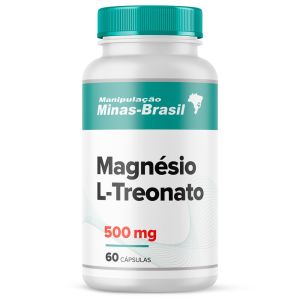 Magnésio L Treonina Treo 500mg 60 Cápsulas