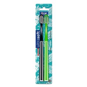 Escova de Dente Ultra Soft Com 2 Unidades Oral Nexter
