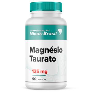 Magnésio Taurato 125mg 90 Cápsulas