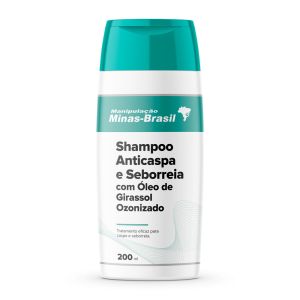 Shampoo Para Caspa E Seborréia Com Óleo De Girassol Ozonizado 200ml