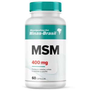 MSM 400MG - 60 Cápsulas