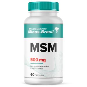 MSM 500mg 60 Cápsulas