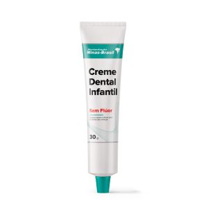 Creme Dental Infantil Sem Flúor Sabor Morango 30g