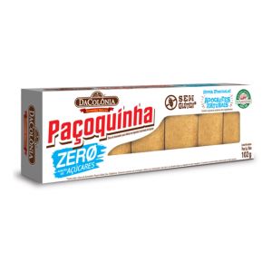 Paçoca Rolha Zero Açúcar Dacolônia 102g
