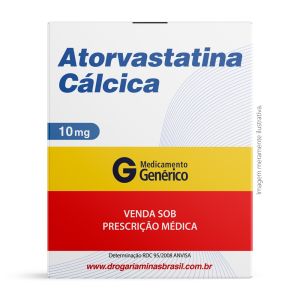 Atorvastatina Cálcica 10Mg Com 30 Comprimidos Genérico Cimed