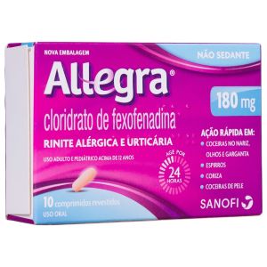 Allegra 180mg 10 Comprimidos