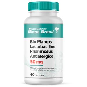 Bio Mamps Lactobacillus Rhamnosus Antialérgico 50mg 60 Cápsulas
