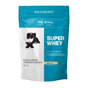 Super Whey Max Titanium Refil sabor Baunilha 900g