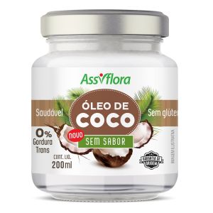 Óleo de Coco Sem Sabor Assiflora 200Ml