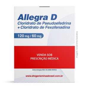 Allegra D 60mg + 120mg 10 Comprimidos Revestidos