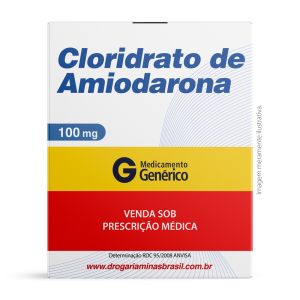 Cloridrato de amiodarona 100MG com 30 Comprimidos Genérico Geolab