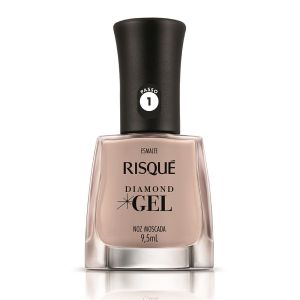 Esmalte Risqué Diamond Gel Noz Moscada 9,5Ml