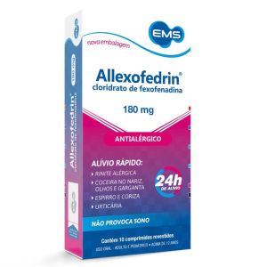 Allexofedrin 180mg 10 Comprimidos Revestidos