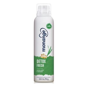 Desodorante Antitranspirante Aerossol Monange Detox Fresh 150ml