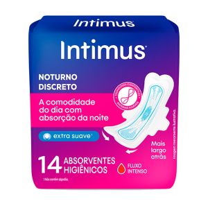 Absorvente Intimus Dia e Noite Ultrafino com 14 unidades