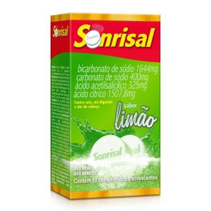Sonrisal Sabor Limão com 10 comprimidos efervecentes