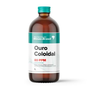 Ouro coloidal 80ppm 1l
