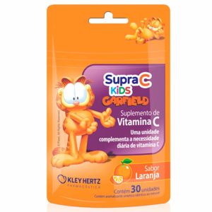 Supra C Kids Sabor Laranja com 30 unidades Kley Hertz