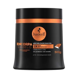 Máscara Engrossadora Encorpa Cabelo Com 500G Haskell