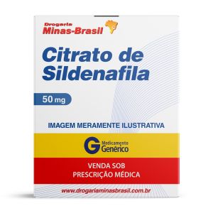 Citrato de Sildenafila 50mg Genérico Eurofarma com 4 comprimidos