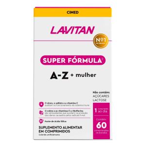 Multivitamínico Lavitan Super Fórmula Az Mulher Com 60 Comprimidos Cimed