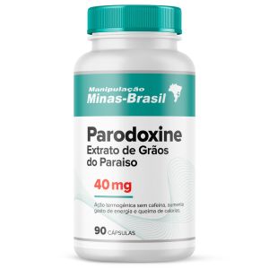 Parodoxine 40mg Extrato de Grãos do Paraíso 90 Cápsulas