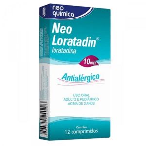 Neo Loratadin 10mg Neo Química com 12 comprimidos
