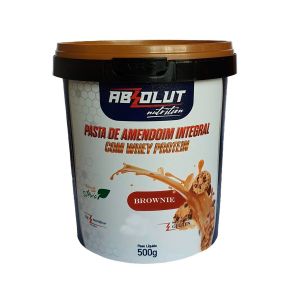 Pasta De Amendoim Absolut Nutrition Integral Brownie 500g