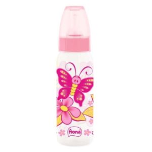 Mamadeira Fiona Ortodôntica Rosa 240ml