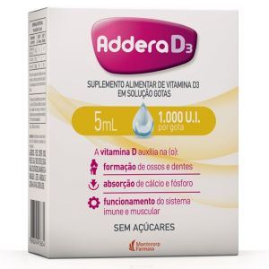 Addera D3 1.000UI Gotas 5ml Mantecorp Farmasa