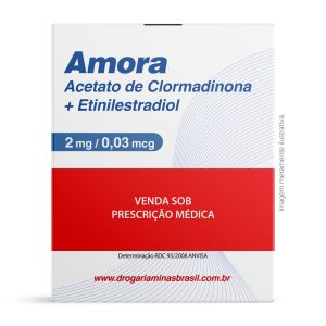 Amora 2mg/0,03mg 21 comprimidos revestidos Eurofarma