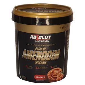 Pasta de Amendoim Crocante 1,005kg Absolut Nutrition