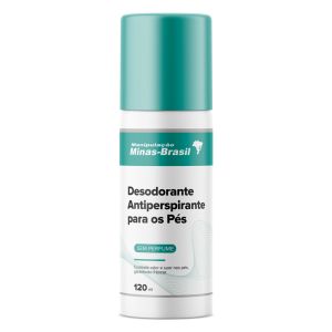 Desodorante Antiperspirante Para Os Pés Sem Perfume 120 Ml