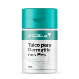 Talco Para Dermatite Nos Pés 100g