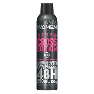 Desodorante Antitranspirante Aerosol Soffie Cross Edition Women 250ml
