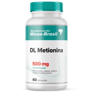 Dl Metionina 500Mg 60 Cápsulas