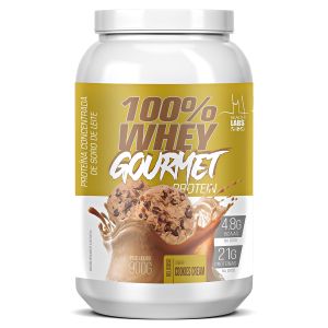 Whey Gourmet 100% Protein Health Labs Sabor Cookies Cream 900g
