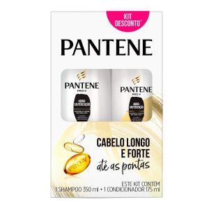 Kit Pantene Shampoo 350mL + Condicionador 175mL Hidro-Cauterização