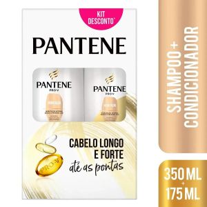 Kit Pantene Shampoo 350mL + Condicionador 175mL Hidratação