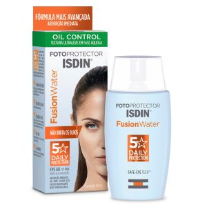 Protetor Solar Facial Fotoprotector Isdin Fusion Water Fps 60 50mL